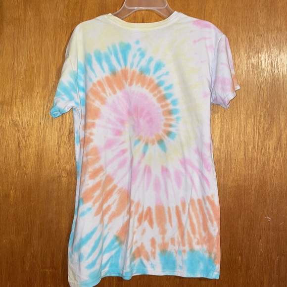 •WONDER NATION•LITTLE GIRLS PASTEL TIE-DYE T-SHIRT SIZE 10/12. - Picture 4 of 4